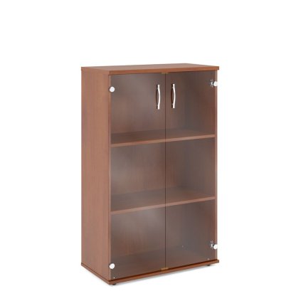Střední skříň Impress 74 x 37 x 119,6 cm, tmavý ořech