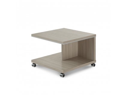 Konferenční stolek mobilní TopOffice 70 x 70 cm, driftwood