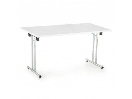 Skládací stůl Impress 140 x 80 cm, bílá
