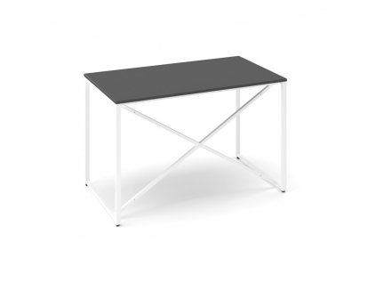 Stůl ProX 118 x 67 cm, grafit / bílá