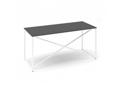 Stůl ProX 158 x 67 cm, grafit / bílá