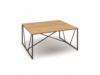 Stůl ProX 158 x 137 cm, dub hamilton / grafit