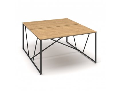 Stůl ProX 138 x 163 cm, dub hamilton / grafit