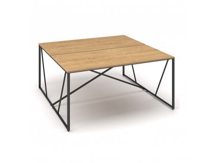 Stůl ProX 158 x 163 cm, dub hamilton / grafit