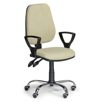Pracovní židle Comfort SY s područkami, zelená