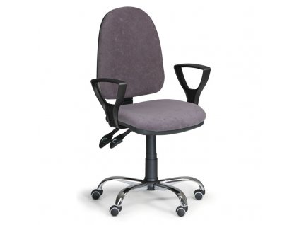 Pracovní židle Torino SY s područkami, šedá