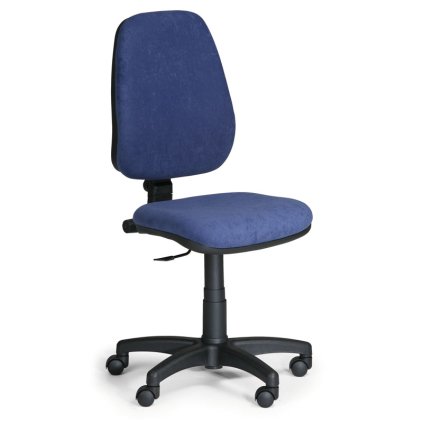 Pracovní židle Comfort bez područek, modrá