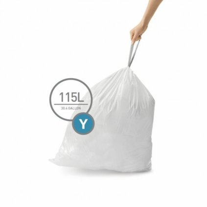28170 1 stahovaci sacky na odpadky 115 l typ y 200 ks bila