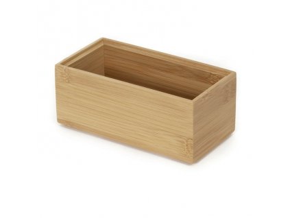 Organizér Compactor Bamboo Box, 15 x 7,5 x 6,5 cm, přírodní dřevo