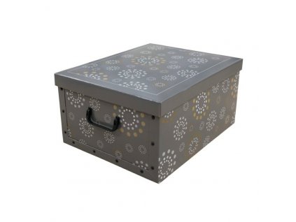 Úložná krabice Compactor Ring 50 x 40 x 25 cm, šedá
