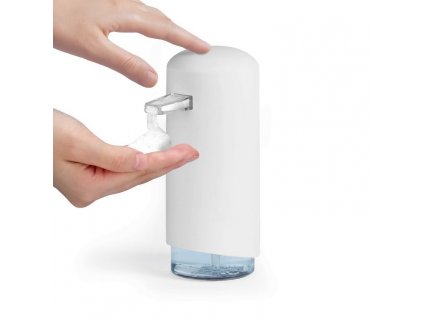 Dávkovač pěnového mýdla Compactor Clever, 360 ml, bílá