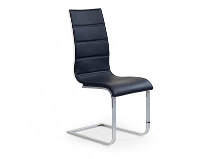 Jídelní židle Aimee, černá / bílá