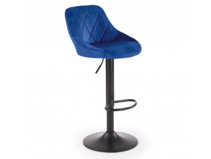 Barová židle Archer, modrá / černá