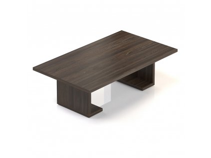 Jednací stůl Lineart 240 x 140 cm, jilm tmavý