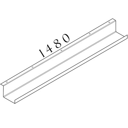 Kabelové vedení Creator 148 cm, hliník