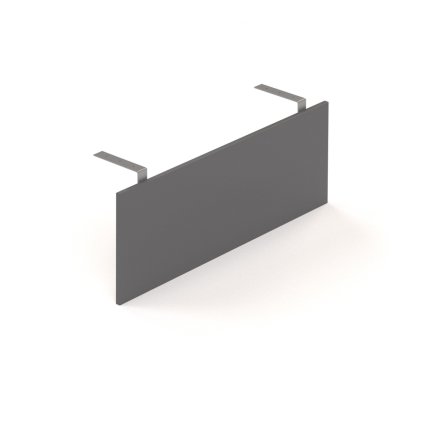 Krycí panel Creator pro stůl 160 cm, bílý úchyt, antracit