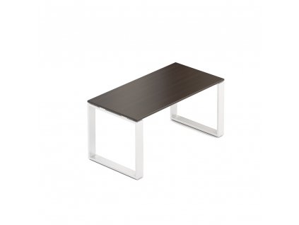 Konferenční stolek Creator 120 x 60 cm, bílá podnož, wenge