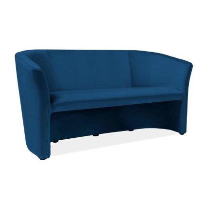 Cuba Velvet kanapé, háromüléses, kék