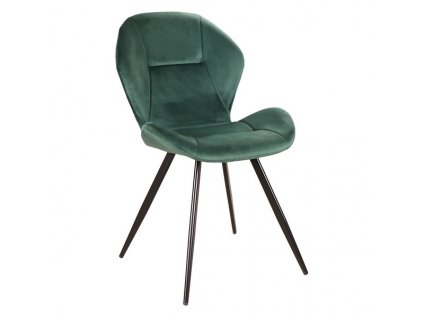 Jídelní židle Ginger, zelená / černá