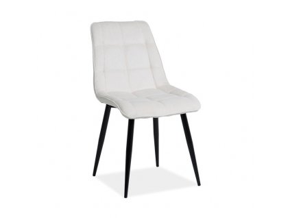 Jídelní židle Chic III, bílá / černá