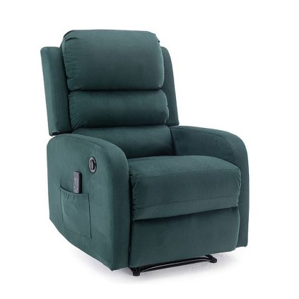 43227 masazni kreslo mauri velvet ii zelena