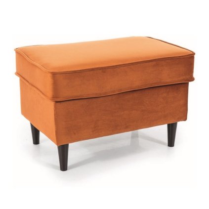 44798 taburet ron velvet oranzova