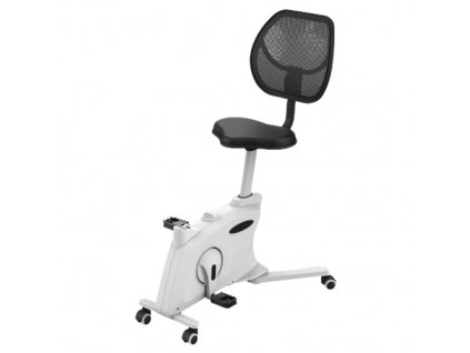 Ergonomické kolo ke stolu OfficeTech Bike, bílá