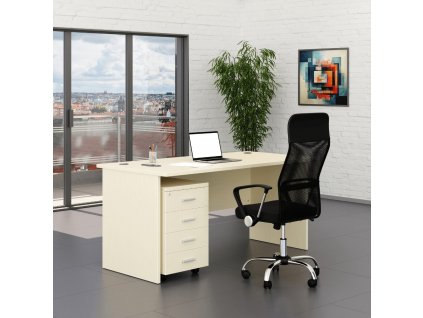 44114 sestava kancelarskeho nabytku simpleoffice 1 160 cm briza