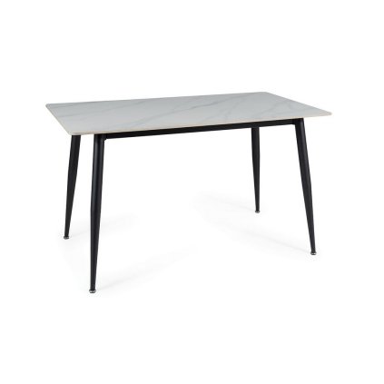 45572 1 jidelni stul rion 130 x 70 cm mramor cerna