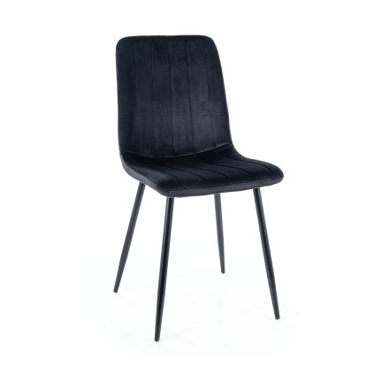 45671 1 jidelni zidle elen velvet cerna