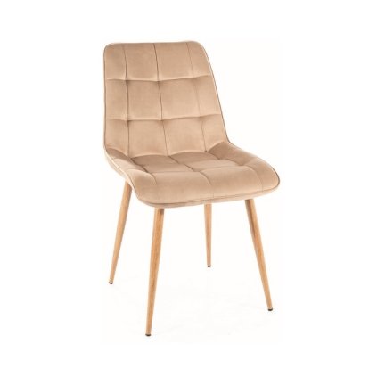 45734 1 jidelni zidle chic d velvet bezova