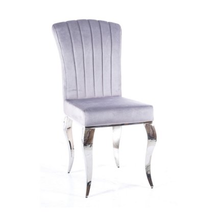 45899 1 jidelni zidle prince velvet seda