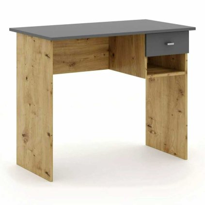 Rosebank íróasztal, artisan tölgy / antracit