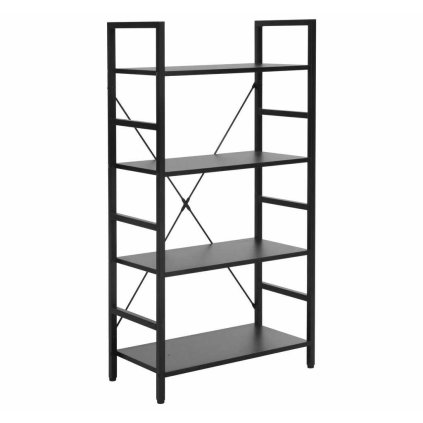 Minto polcrendszer, 4 polc, fekete
