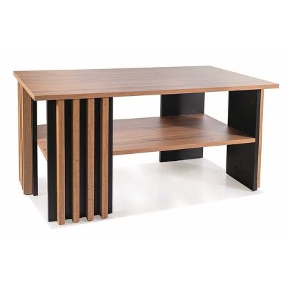 Anzio dohányzóasztal, artisan tölgy / fekete