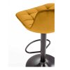 Kinsley bárszék, sárga