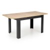 Aseado étkezőasztal, artisan tölgy / fekete