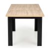 Aseado étkezőasztal, artisan tölgy / fekete