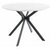 Aster étkezőasztal 100 cm, márvány / fekete