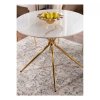 Azalia II étkezőasztal, márvány / arany