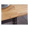 Byrne étkezőasztal - négyzet, artisan tölgy / fekete