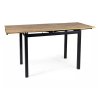 Byrne étkezőasztal - téglalap, artisan tölgy / fekete