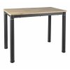 Damar W étkezőasztal 100 x 60 cm, artisan tölgy / fekete