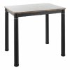 Damar W étkezőasztal 80 x 60 cm, dió / fekete