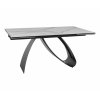 Diuna étkezőasztal, márvány / fekete