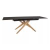 Epes étkezőasztal, barna / fekete