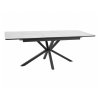 Hull II étkezőasztal, márvány / fekete