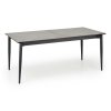 Inspire étkezőasztal, szürke / fekete