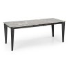 Jonathan étkezőasztal, szürke / fekete