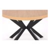 Pildora étkezőasztal, arany tölgy / fekete